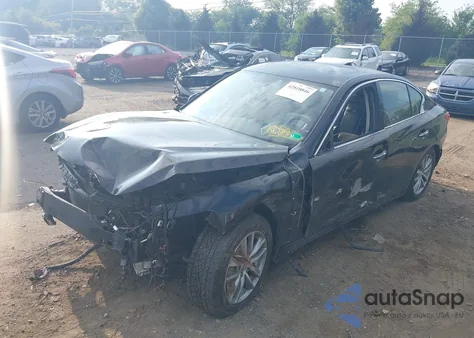 2014 Infiniti Q50 Premium из США, поврежденный, VIN JN1BV7AR7EM681955